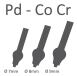 Wax Casting Sprues Set Ø 7, 8, 9 mm Pb-CoCr