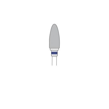 Medium Blue Carbide Bur Ø 6 mm
