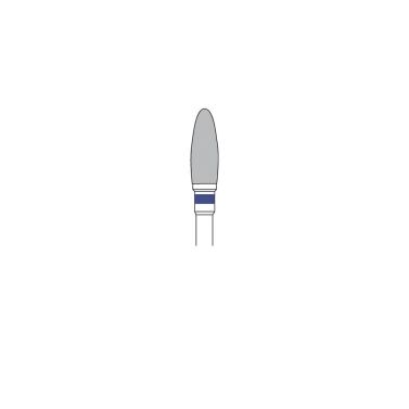 Fraise en Carbure Moyenne Bleue Ø 4 mm ronde