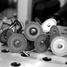 Sinterdiamantscheibe Rot Ø 22 mm H 0,2 mm