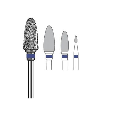 Hartmetallfräser Mittel Blau für Zahntechnik & Dental