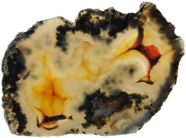 Exclusive Agate Slice L150*B95*H7mm