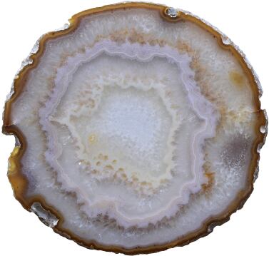 Palette de Mélange en Agate L140 B135 H5mm