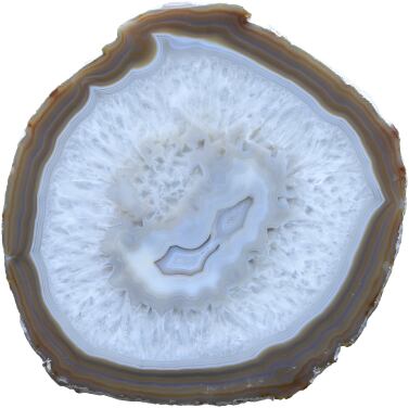 Palette de Mélange en Agate L155 B150 H5mm