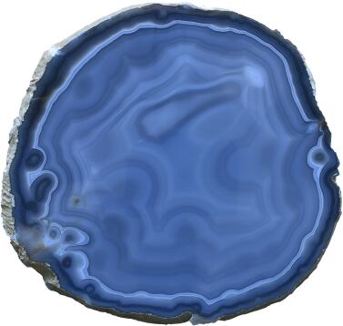 Palette de Mélange en Agate L165 B160 H7mm