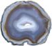 Palette de Mélange en Agate L190 B155 H5mm