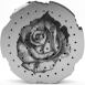 Stainless Steel Bur Holder Ø 119 mm Rose Laser Engraving