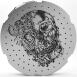 Stainless Steel Bur Holder Ø 177 mm Skull Laser Engraving