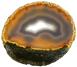 Brazilian Agate Disc L130*W115*H4 mm