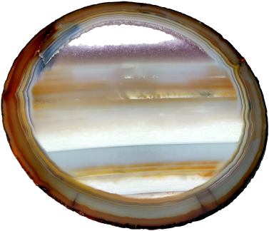 Disque en agate du Brésil L280*B275*H4 mm