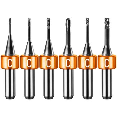 Ø 6 mm Fraise CAM pour CoCr & Ti
