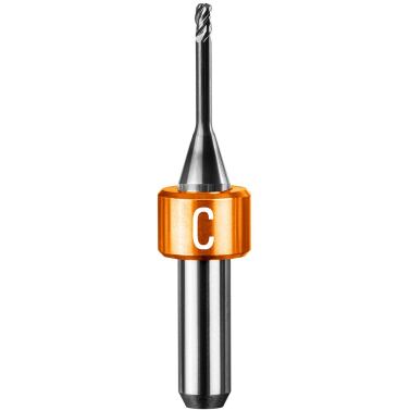 CAD/CAM Speedfräser Ø6 mm - Z3 - Ø2 mm - L14 mm