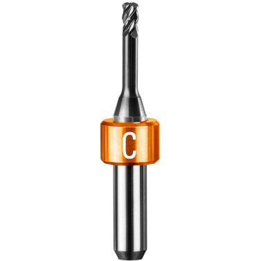 Fraise CAD/CAM Fraise à Grande Avance Ø6 mm – Z4 – Ø3 mm – L15 mm