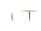 Diamond Burs Yellow Fine Abrasive